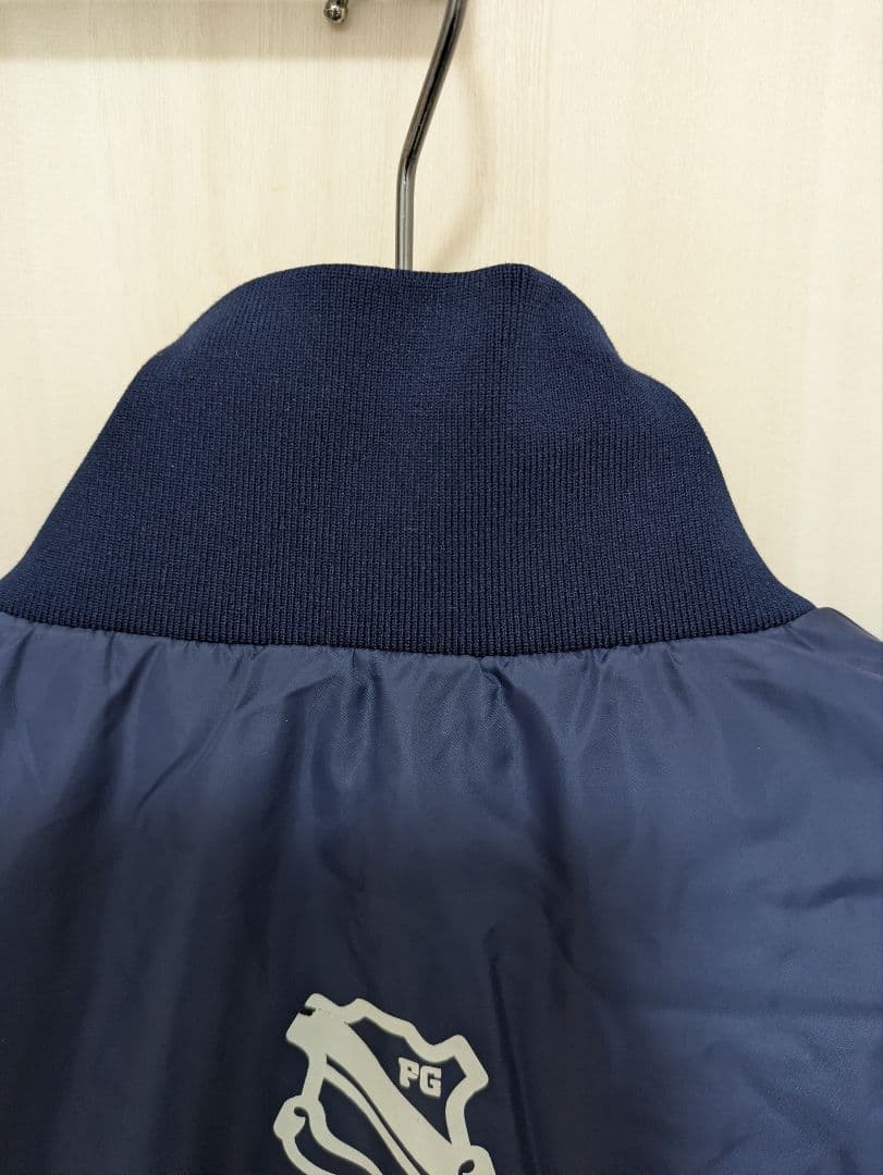 パーリーゲイツ 4WAY 中綿ジャケット リバーシブル 紺＆黒 サイズ6 美