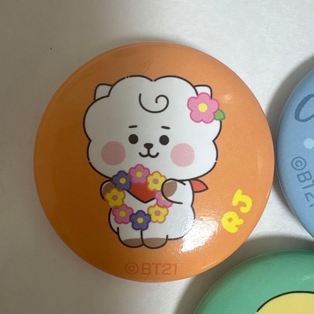 BTSキャラクター缶バッジ5個セット - メルカリ