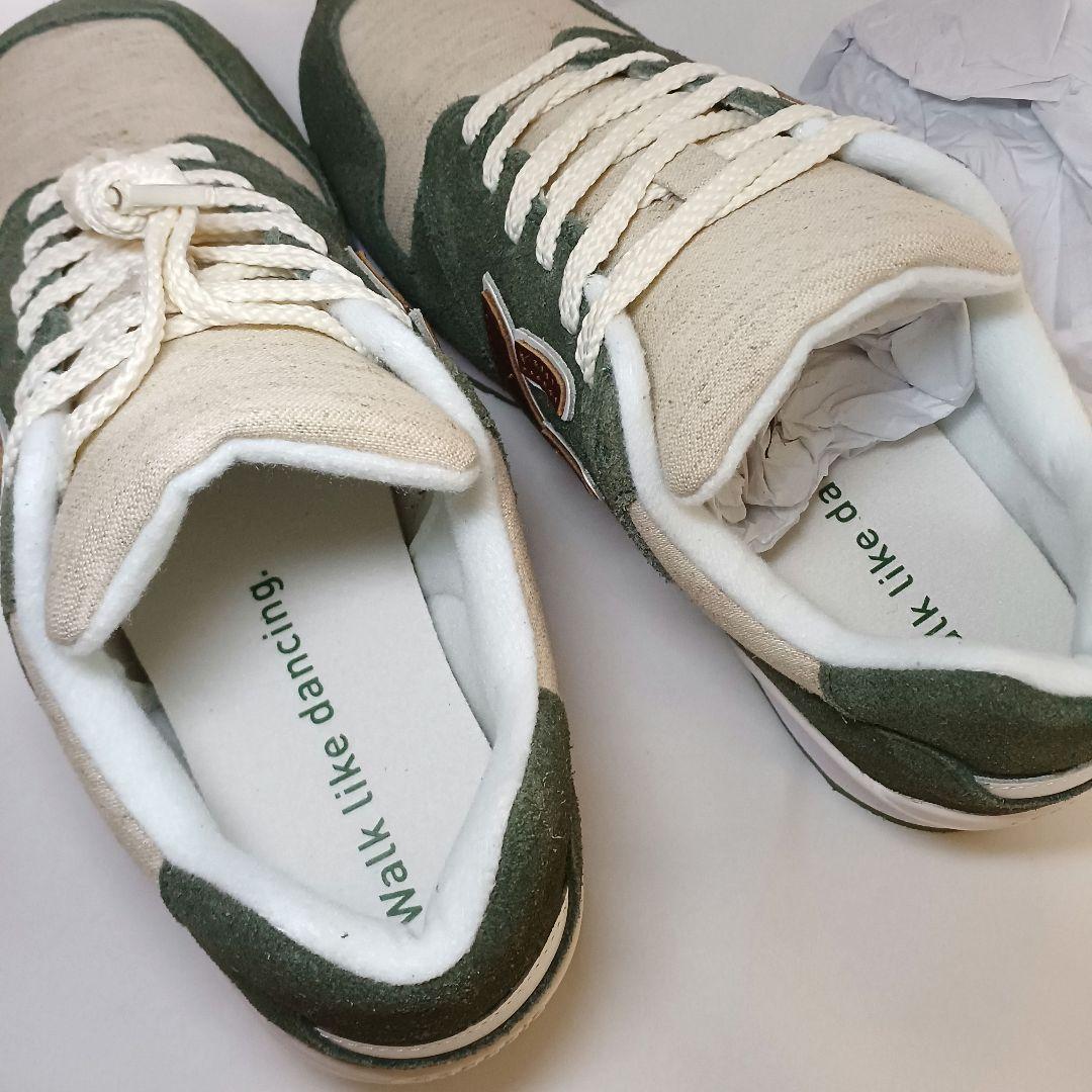 新品】SANGACIO サンガッチョにゅ〜ずスニーカー Linen×Olive - メルカリ