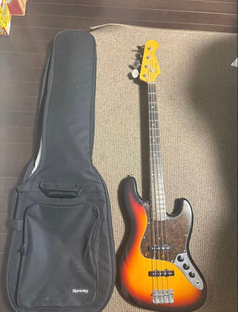 HISTORY ジャズベ　サンバーストカラー HISTORY HJB-Advanced2 3 Tone Sunburst (3トーンサンバースト) エレキ