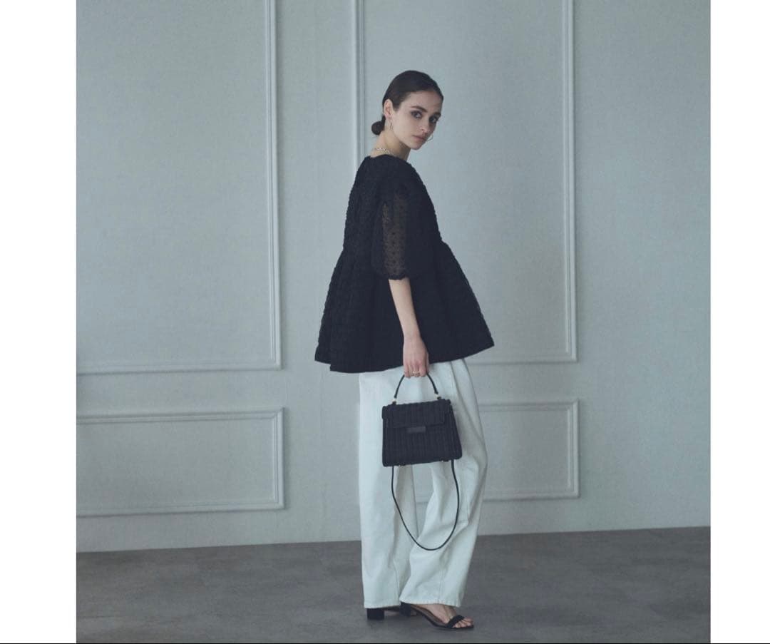 Bluelea Embroidery organdy blouse