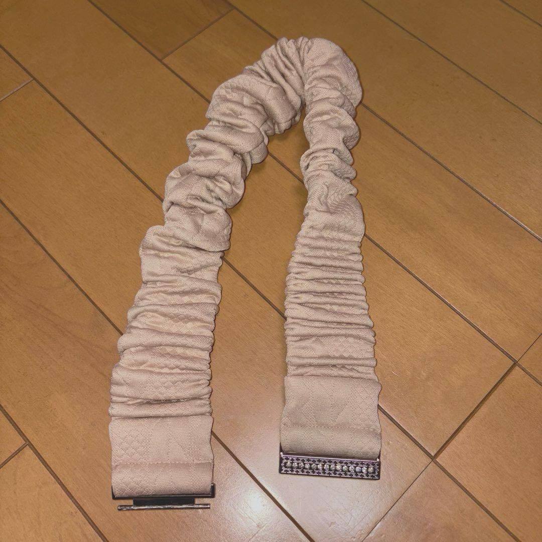 michellMacaron ミシェルマカロン ケーブル柄ベルトダウンコート