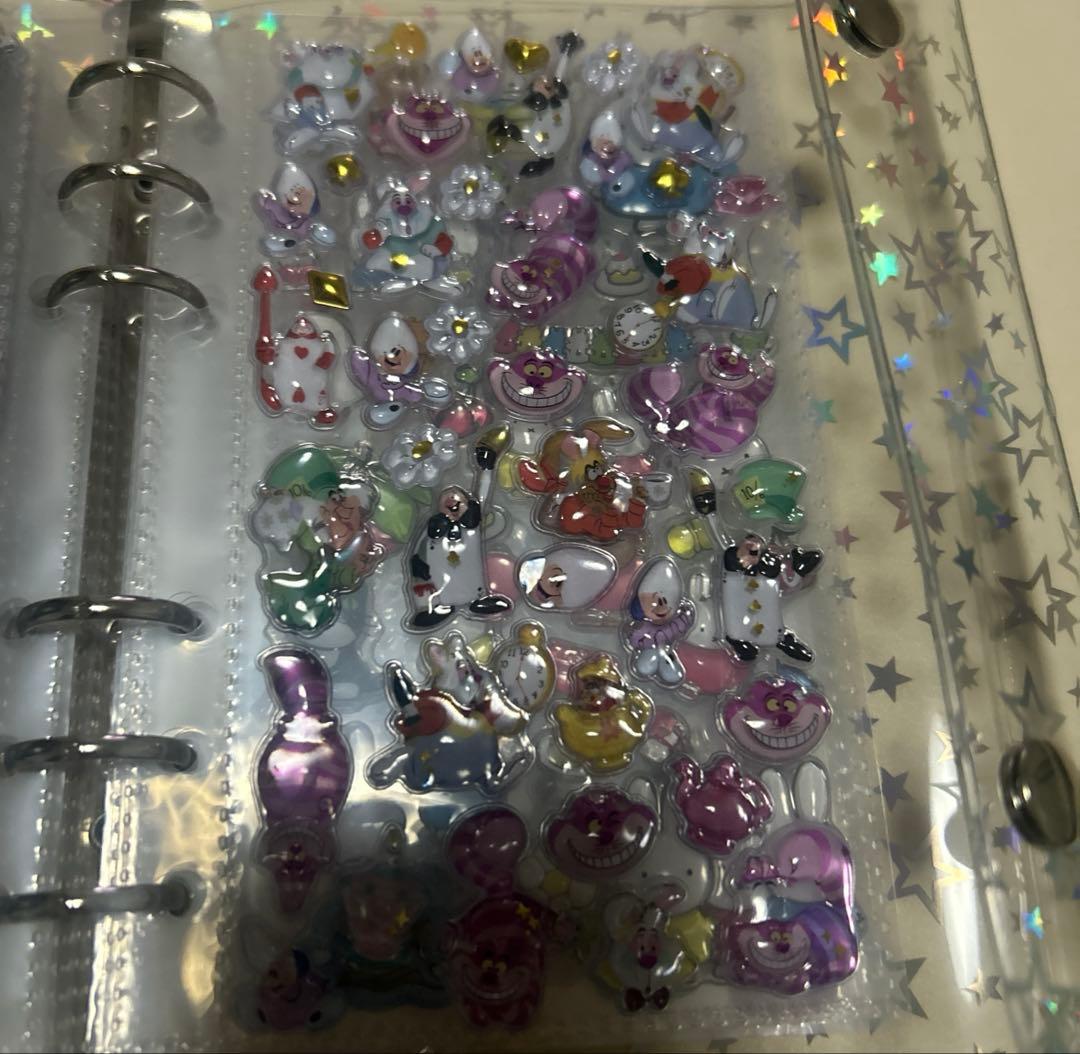 シール帳完成品　ボンドロップシール正規品　キャラクターシール　A6サイズ　９p