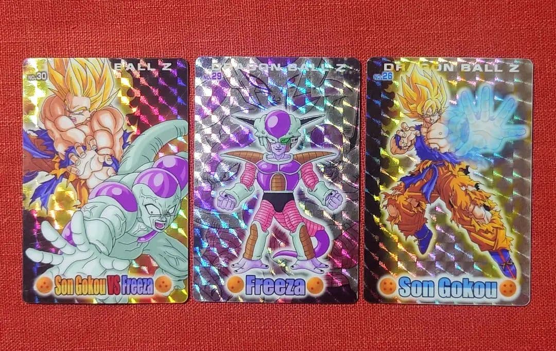 ドラゴンボール Z グミカード 3枚 まとめ売り【超レア】 2004 バンダイ
