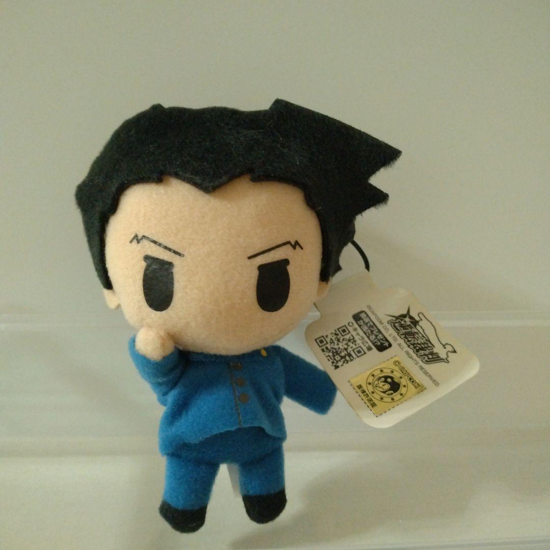 逆転裁判マスコットぬいぐるみ　成歩堂龍一 御剣怜侍　【レア】