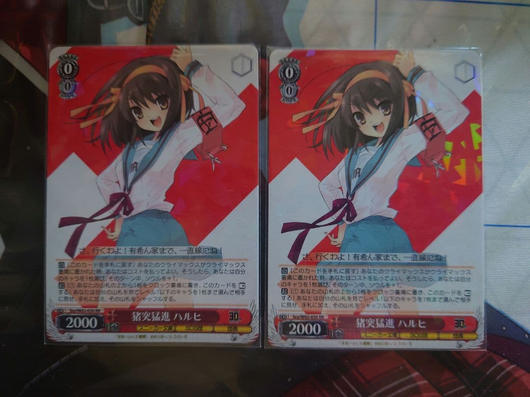 猪突猛進 ハルヒ 2枚組　RR ヴァイス 猪突猛進ハルヒ 2枚 - メルカリ