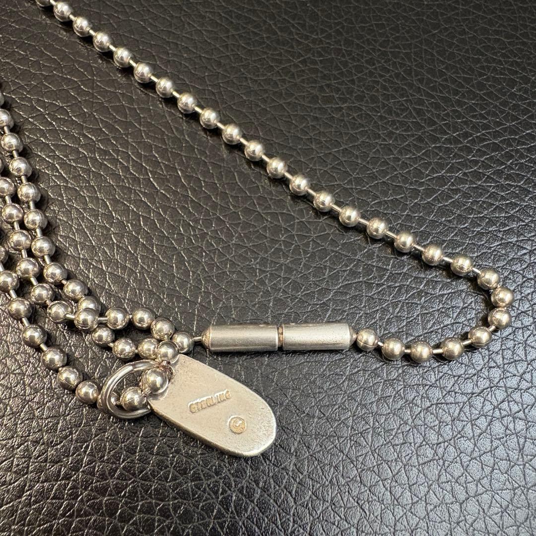 Bill Wall Leather ボールチェーン ロゴプレート 48.5cm