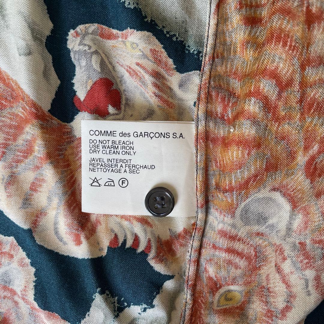 COMME des GARÇONS SHIRT トラ柄長袖シャツ L