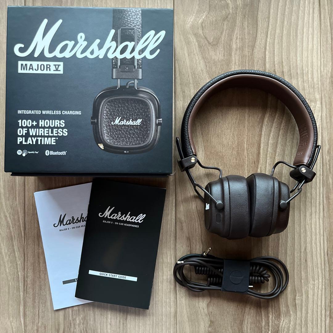 極美品　Marshall major ⅴ マーシャルヘッドホン　ブラウン お買い得】 マーシャル（Marshall） Major V Brown｜【ハンズネット
