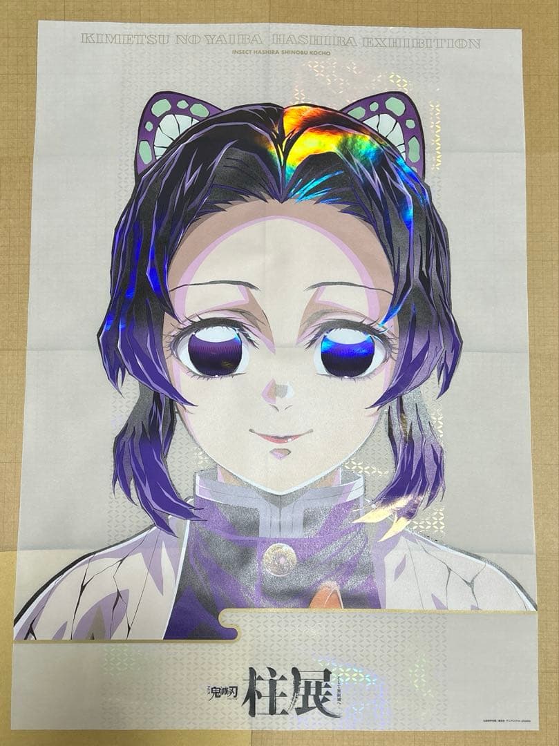 鬼滅の刃 鬼滅 柱展 キービジュアルプレミアムポスター 冨岡義勇 胡蝶しのぶ