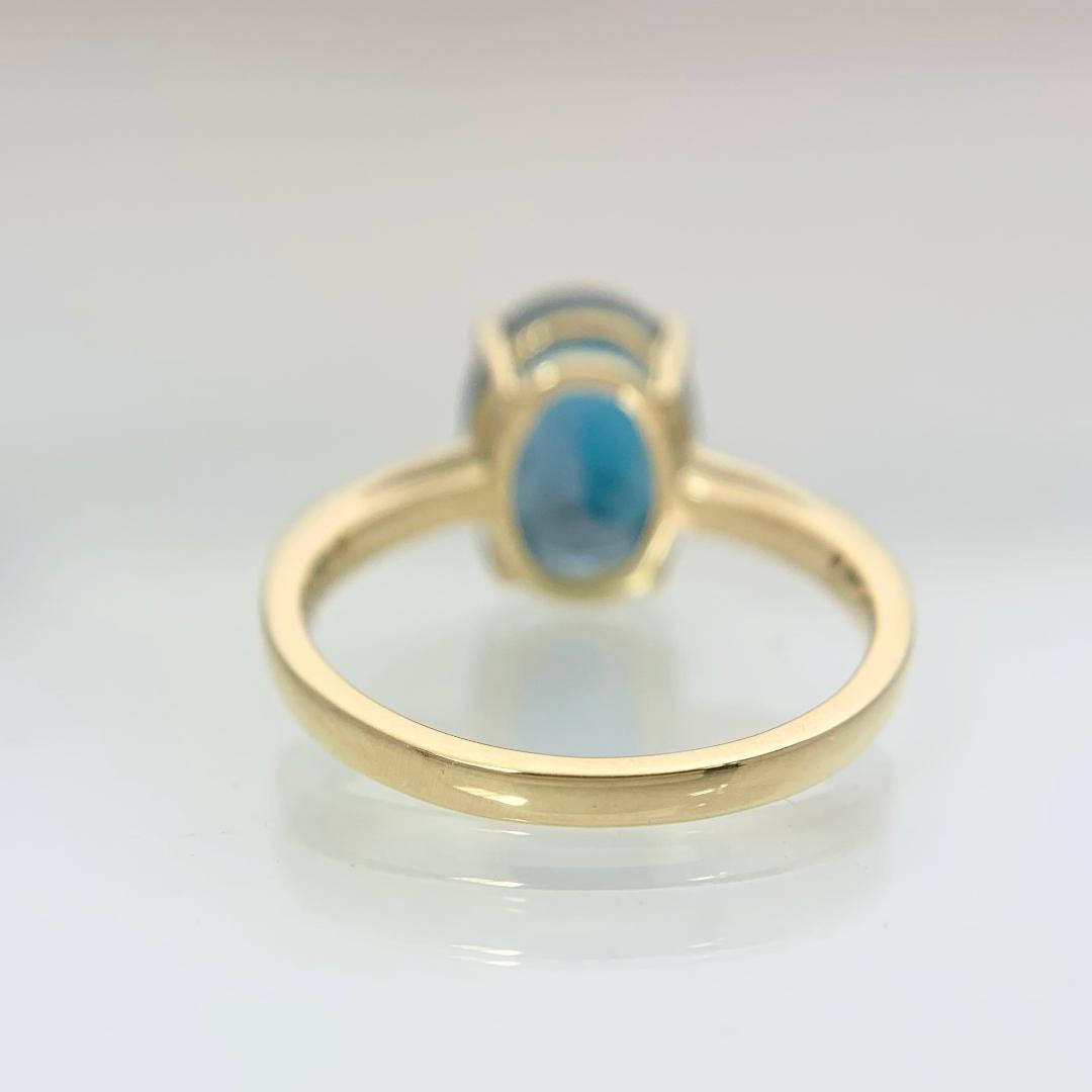 新品 ロンドンブルートパーズ リング 2.97ct K18