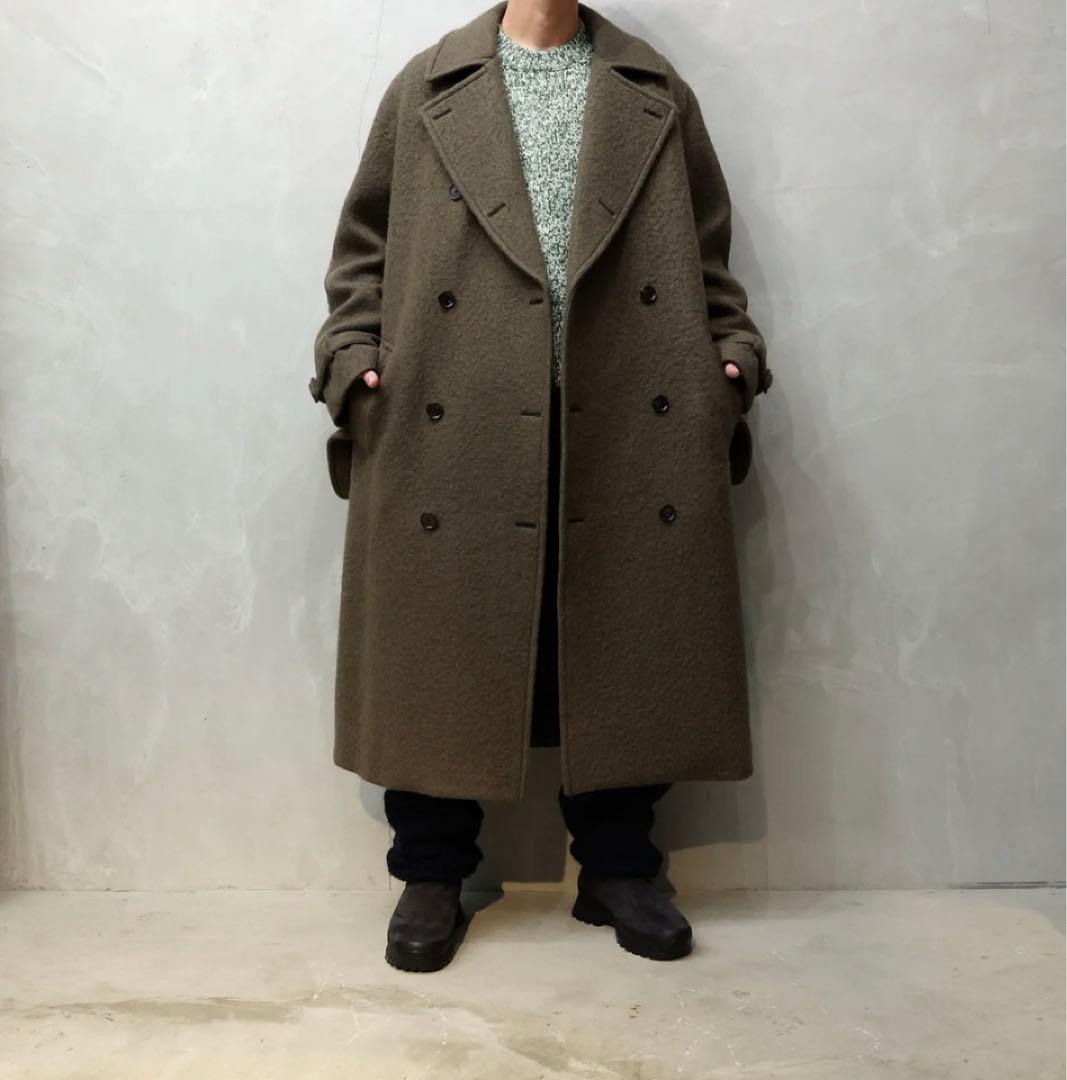 AURALEE（オーラリー）WOOL MELTON TRENCH COAT - メルカリ