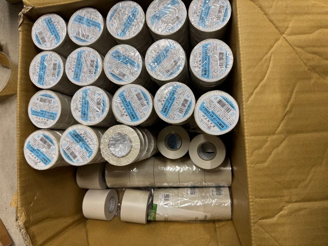 関東器材 粘着テープBT1910アイボリー おまけでスマートテープ付き