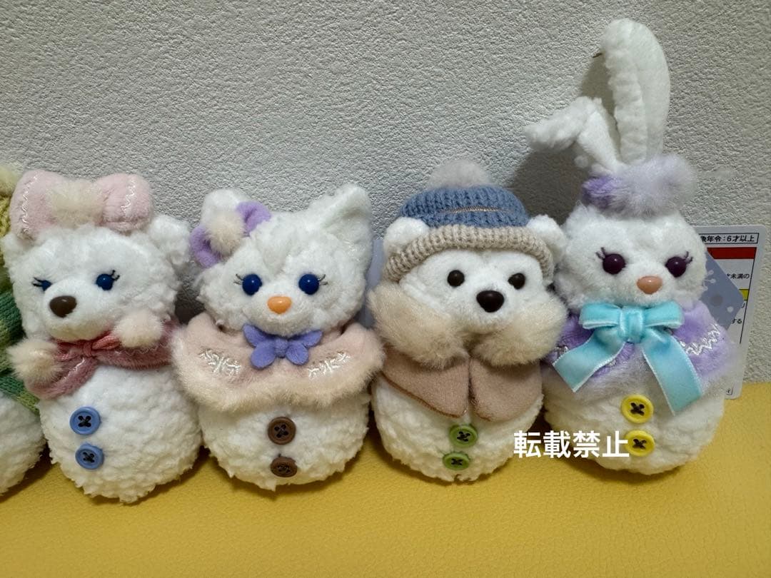 シークレットオブスノーウィーデイ 雪だるま　ぬいぐるみチャーム　コンプ