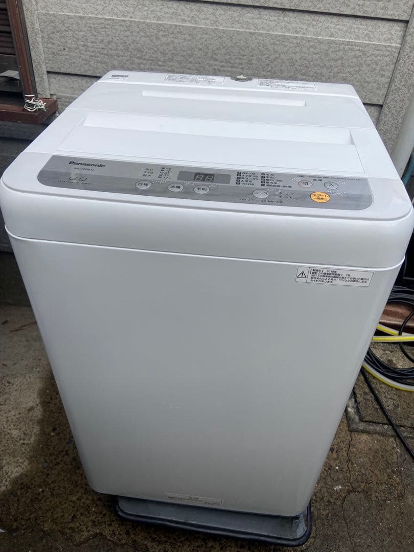 るんPanasonic 2019年製 全自動洗濯機 6.0kg