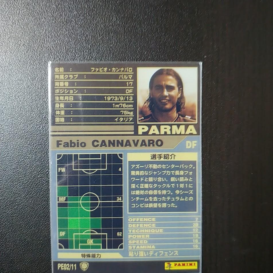 WCCF footista PE ロケテ ファビオ・カンナバロ 変換済み