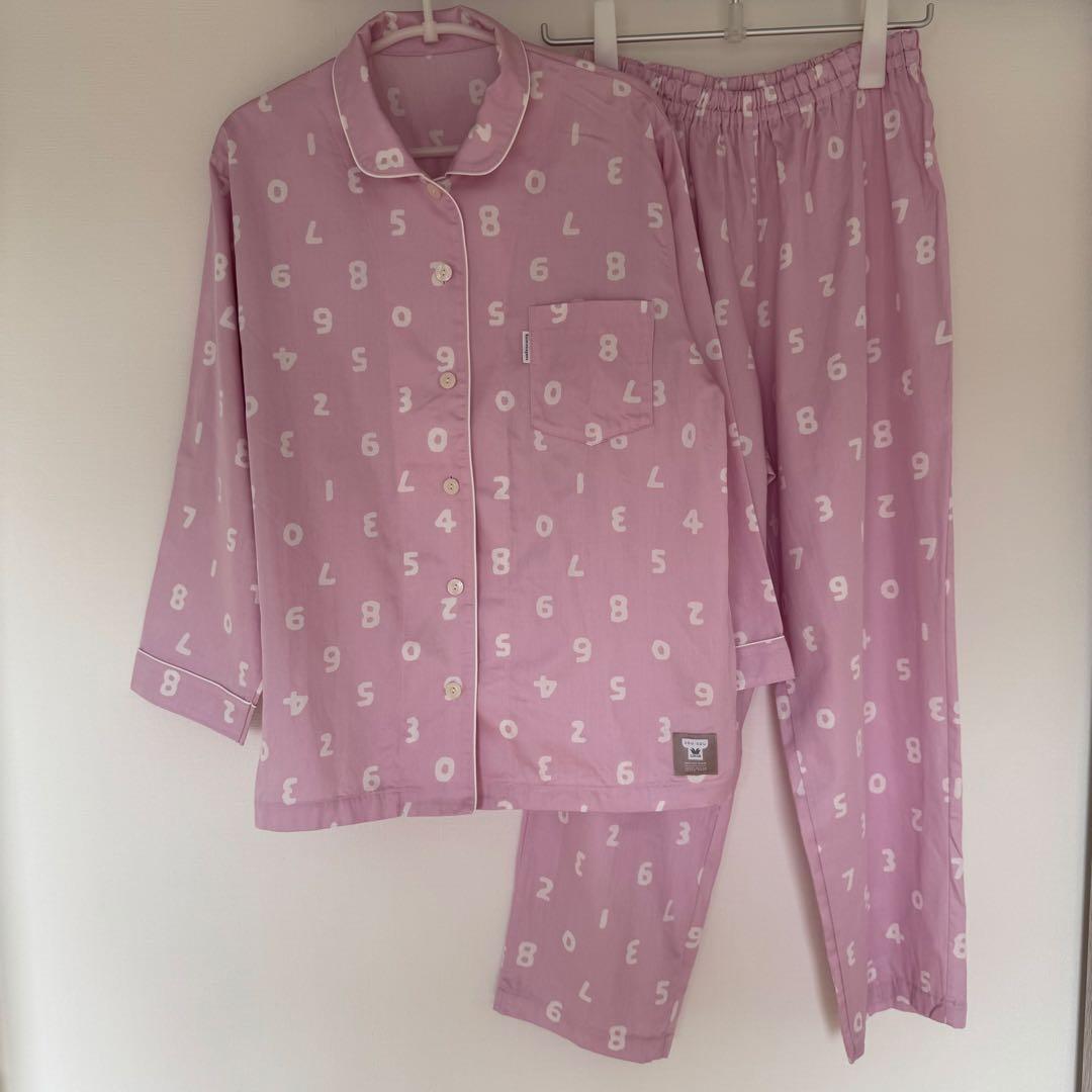 【美品】ワコール 睡眠科学 SOUSOUレディース パジャマ セット ピンク L ワコール 睡眠科学 レディース シャツパジャマ 長袖 上下セット