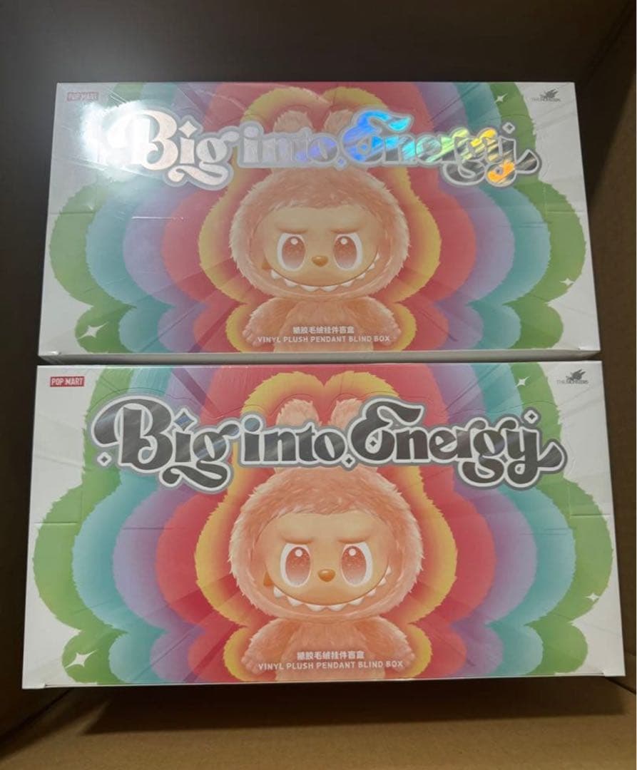 POP MART Big into Energy 2アソートボックス 新品 THE MONSTERS Big into Energy Series-Vinyl Plush Pendant Blind Box