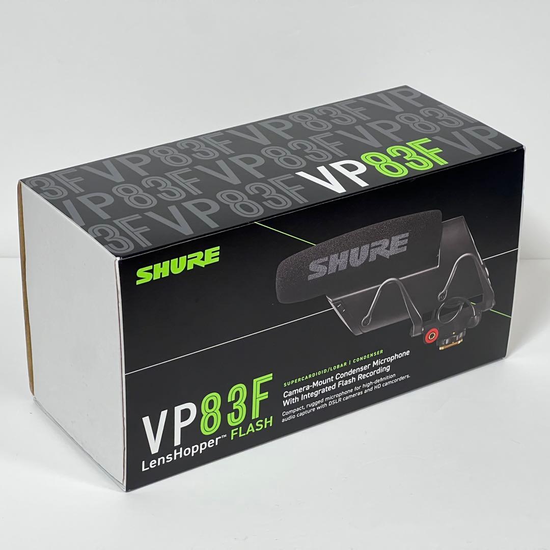 美品　SHURE カメラマウントマイクロホン（国内正規品） 楽天市場】SHURE カメラマウント ショットガンマイクロホン VP83F