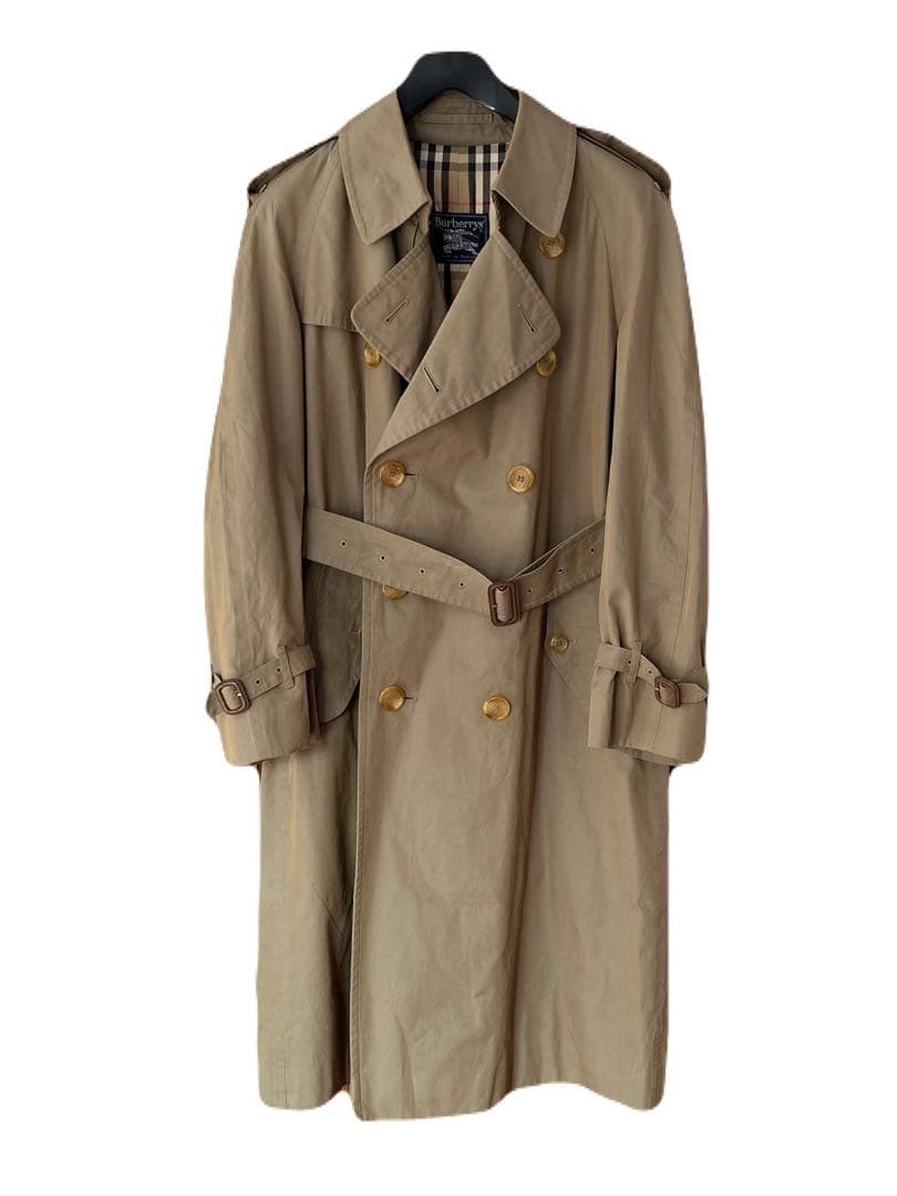 希少 80s 英国製 Burberrys トレンチコート コットン ビンテージ