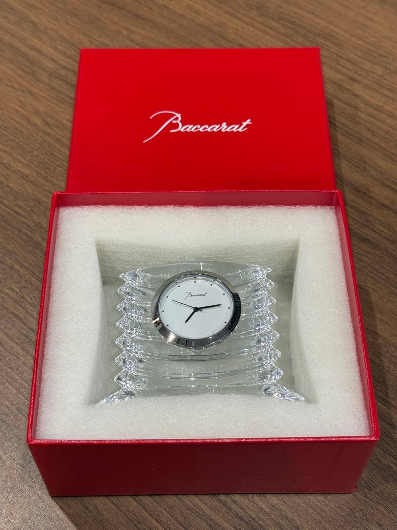 ☆バカラBaccarat置時計ラランドクロック クリスタル外箱付☆ - メルカリ