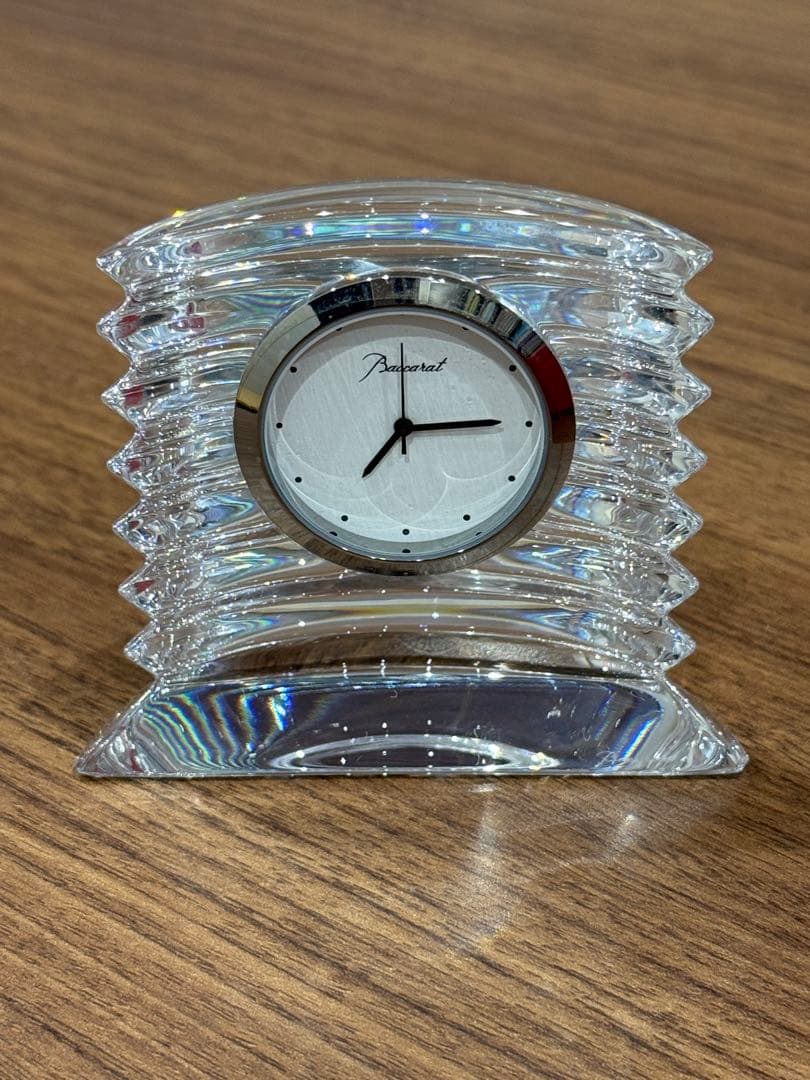 ☆バカラBaccarat置時計ラランドクロック クリスタル外箱付☆ - メルカリ