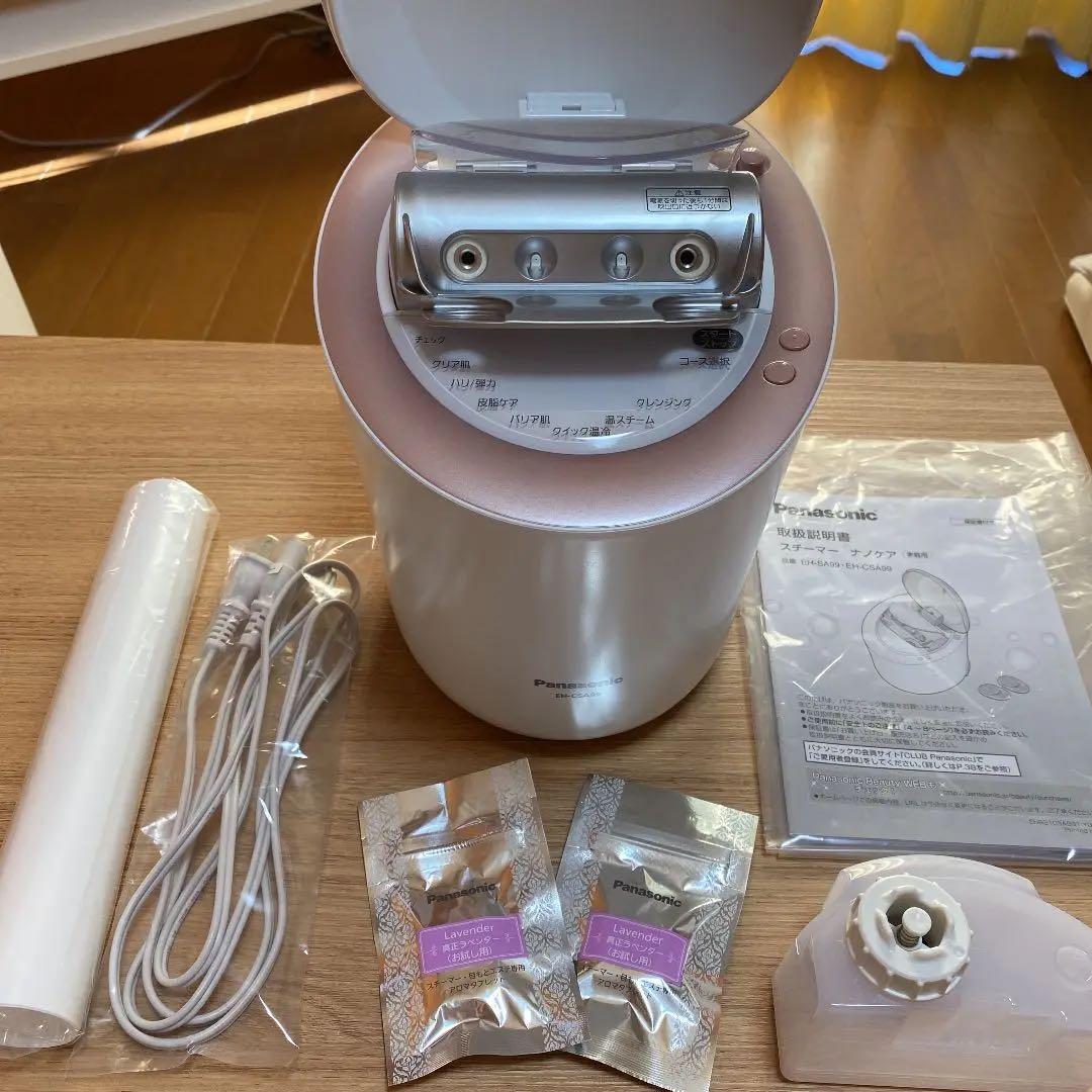 【美品】Panasonic スチーマー ナノケア EH-CSA99-P Panasonic（パナソニック） スチーマー ナノケア EH-CSA99-P W温冷