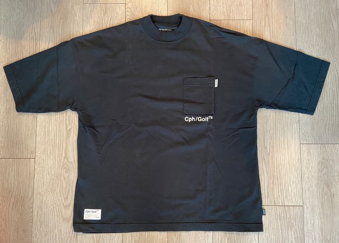 SHELTECH×Cph/Golf #BUNKER MOCK NECK TEE SHELTECH® × Cph/Golf™ #BUNKER MOCK NECK S/S TEE - WHITE - – Cph