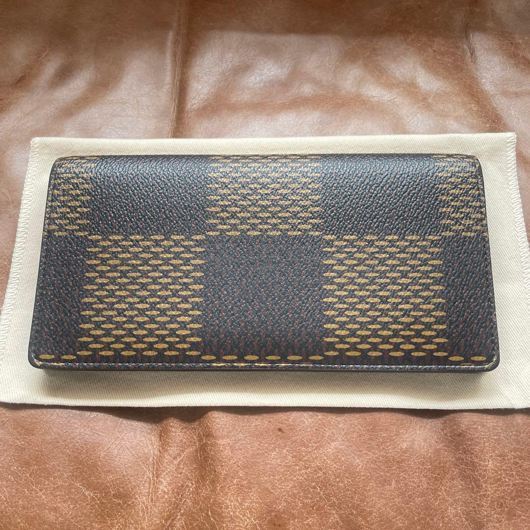 美品 ルイヴィトン NIGO コラボ ダミエ 長財布 ダック ヒューマン