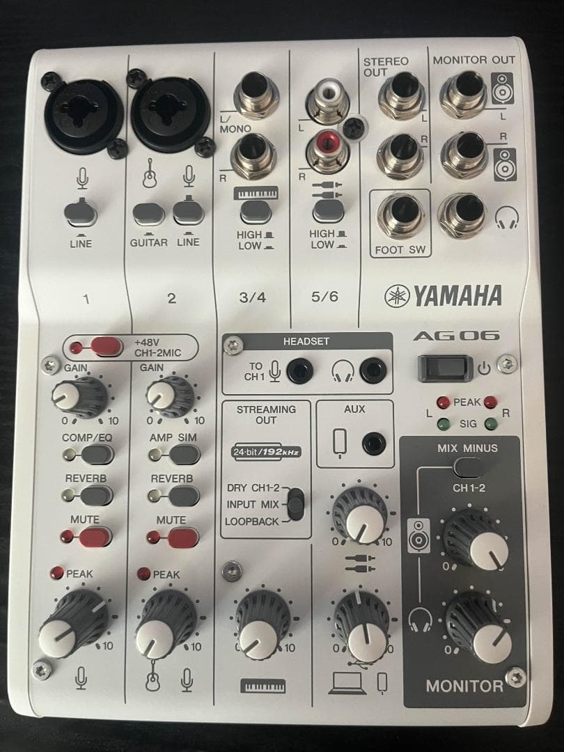 YAMAHA AG06 MK2 ライブストリーミングミキサー ヤマハ | AG06MK2 - AG Series - 概要