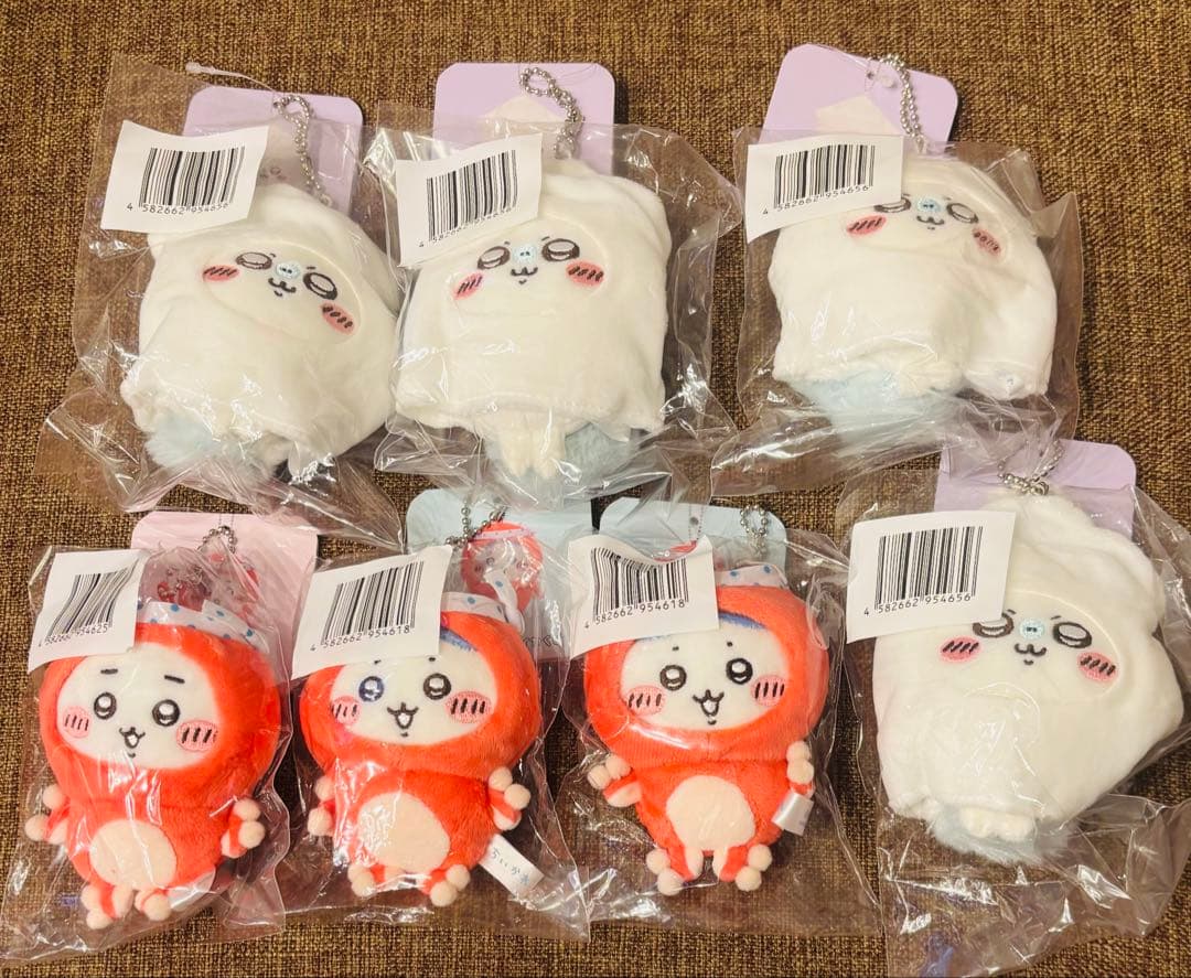 【8個セット】ちいかわ　たこイカ　くじ　A賞　D賞