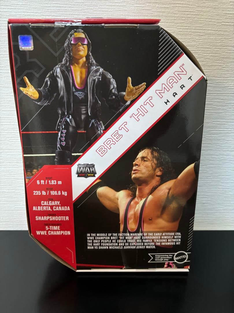 WWE Elite Ultimate Bret Hart ブレット・ハート 新品