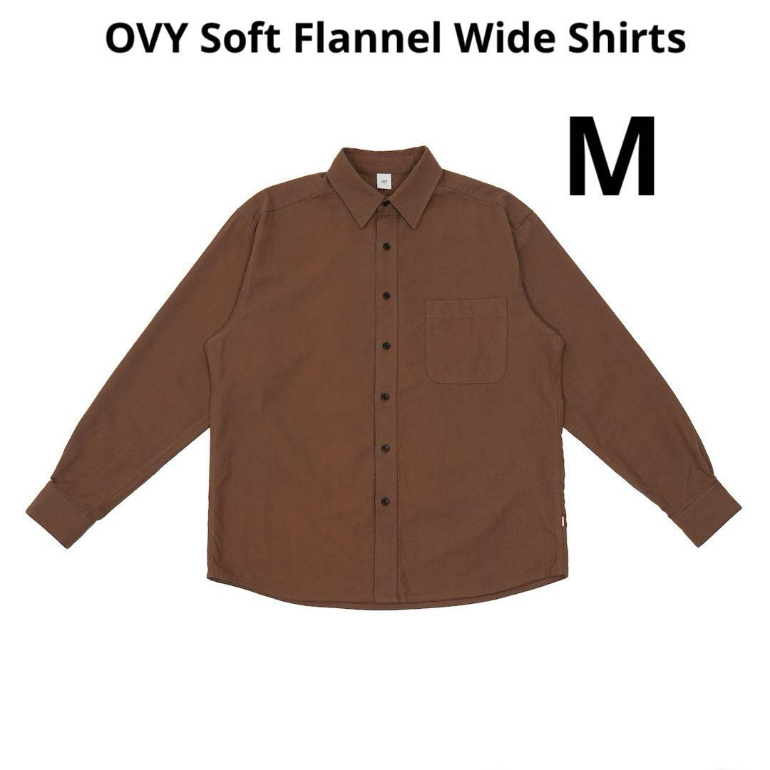 OVY Soft Flannel Wide Shirts (brown)