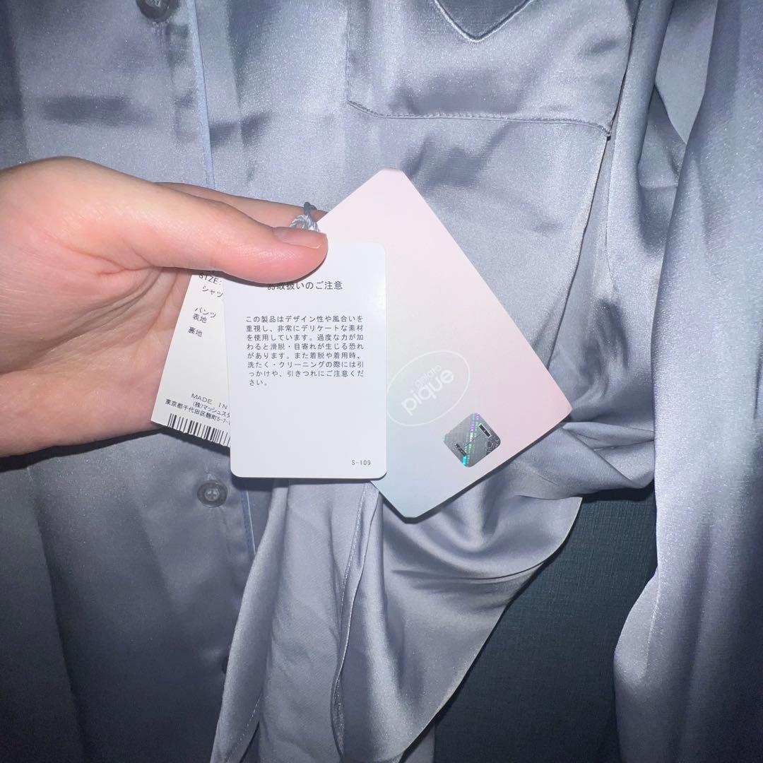 ジェラートピケ ルセラフィム シャツ&ショートパンツセット