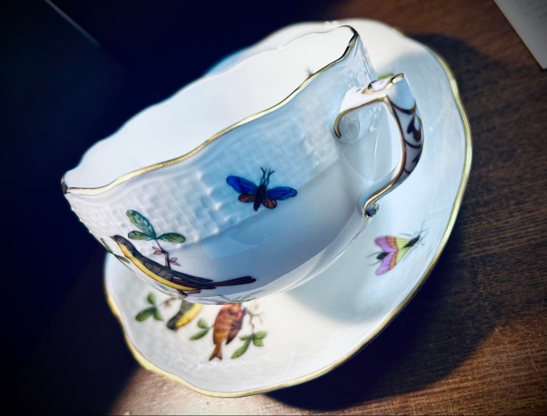 ヘレンド（HEREND）ロスチャイルドバード ティーカップ＆ソーサー