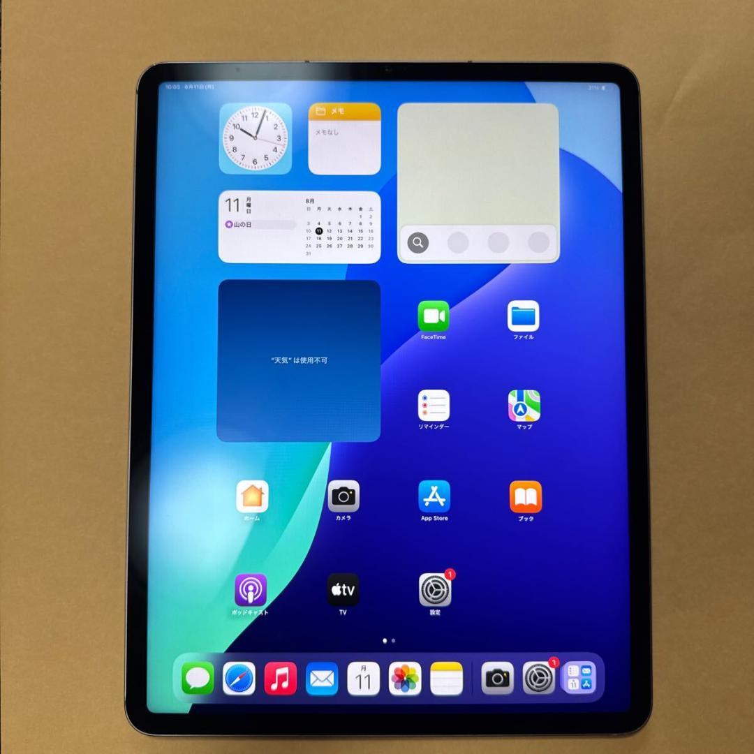 08094 M2 iPad Pro 12.9 6世代 simフリー 256GB iPad Pro 12.9インチ（第6世代） Apple M2 12.9型 Wi-Fiモデル