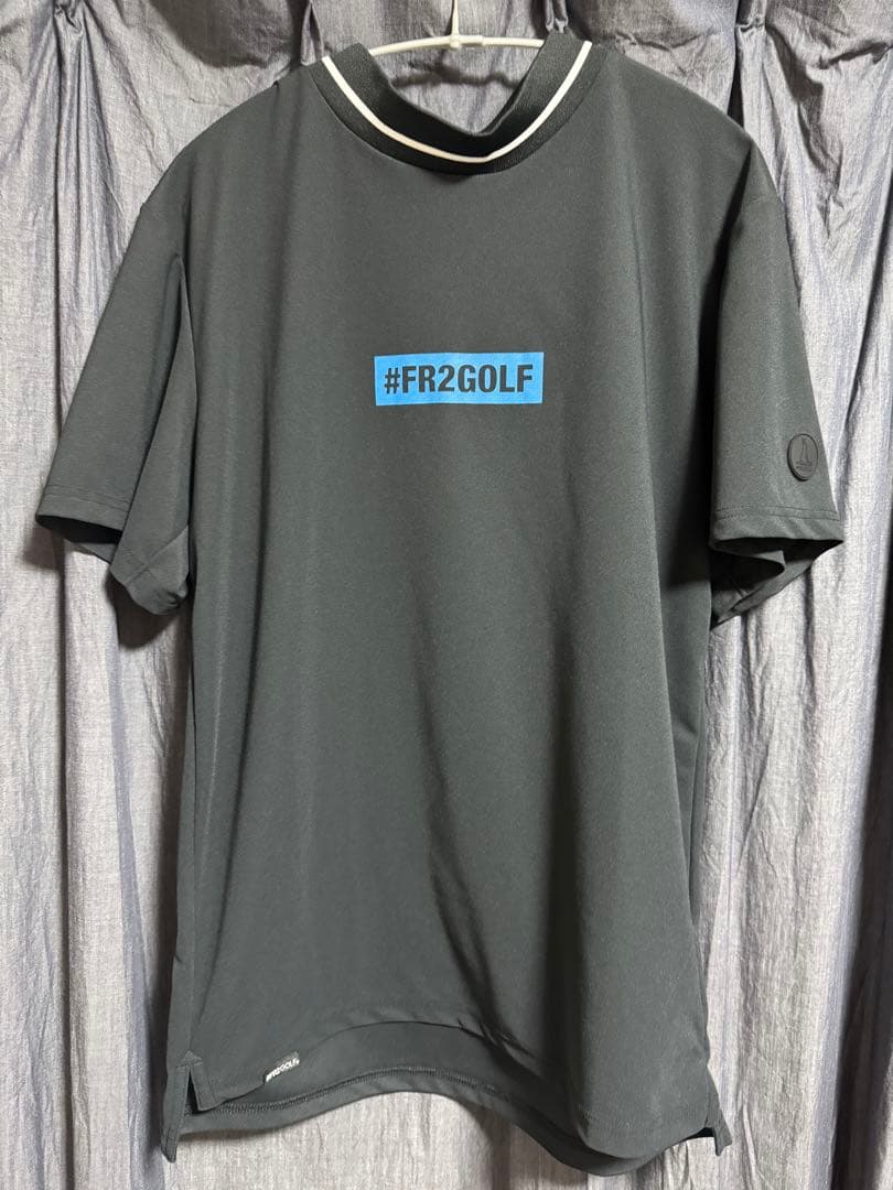 自*人様 一度だけ使用 FR2GOLF 3周年記念モックネックTシャツ　黒 10.2オンススーパーヘビーウェイトモックネックTシャツ | メンズ | 1枚