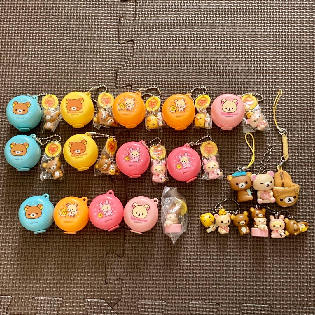 リラックマ チュッパチャップス ケース キーホルダー セット チュッパチャプスをもったリラックマなど 甘くてかわいいデザイン