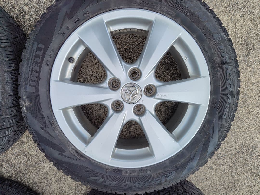 トヨタ 17インチ 純正ホイール＆スタッドレスタイヤセット　215/60/R17