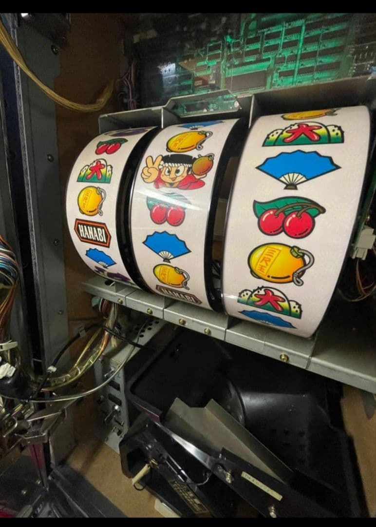 【動作良好 美品】大花火 スロットマシン レア 不要機 引取限定