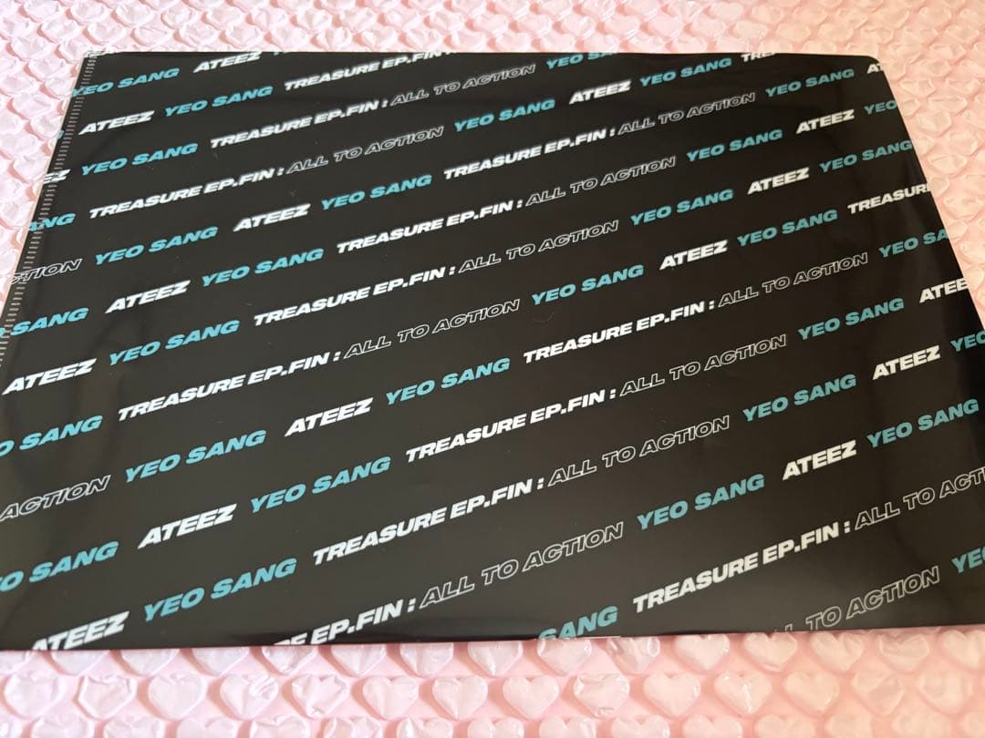 ateez アチズ　ヨサン　2019年　リリイベ　サイン入り　クリアファイル