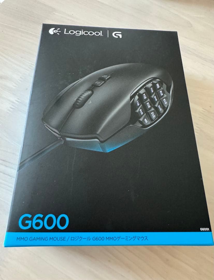 Logicool G600t MMOゲーミングマウス 新品　未開封 ロジクール G600t MMO ゲーミングマウス G600 1個 ロジクール 【通販モノタロウ】