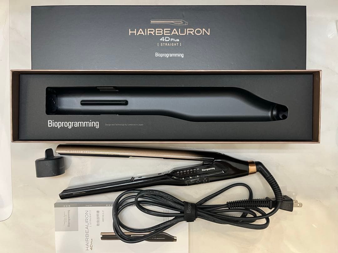 HAIRBEAURON 4D Plus ストレートヘアアイロン ブラック 楽天市場】リュミエリーナ ヘアビューロン 4D Plus ストレート ヘア