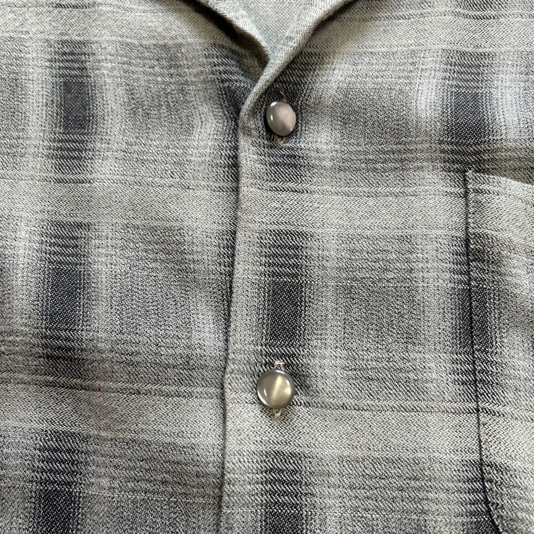 ワコマリアwackomaria半袖オンブレチェックシャツ野村訓市木村拓哉窪塚洋介