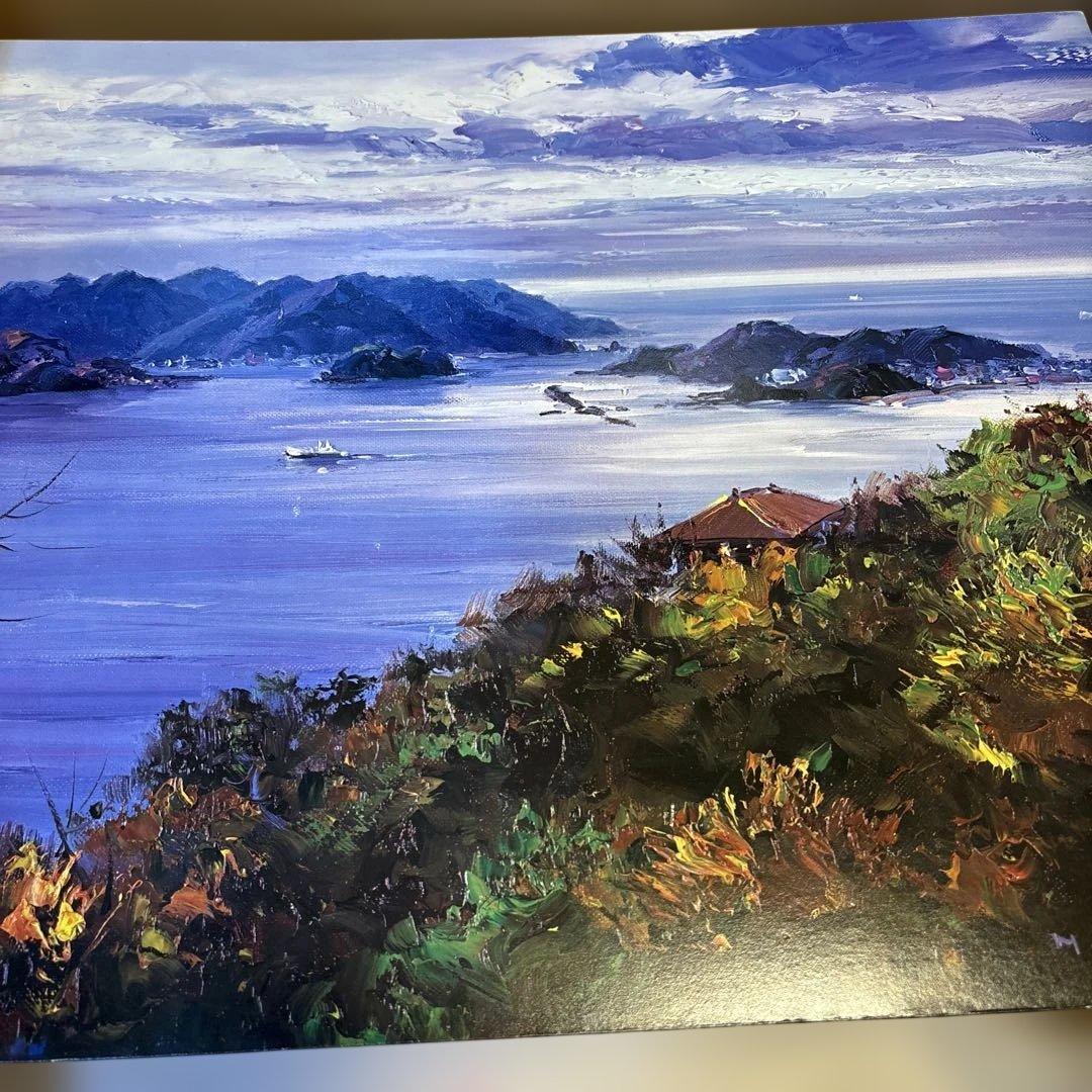 QW4686 M. Sawangによる油彩画　野母半島