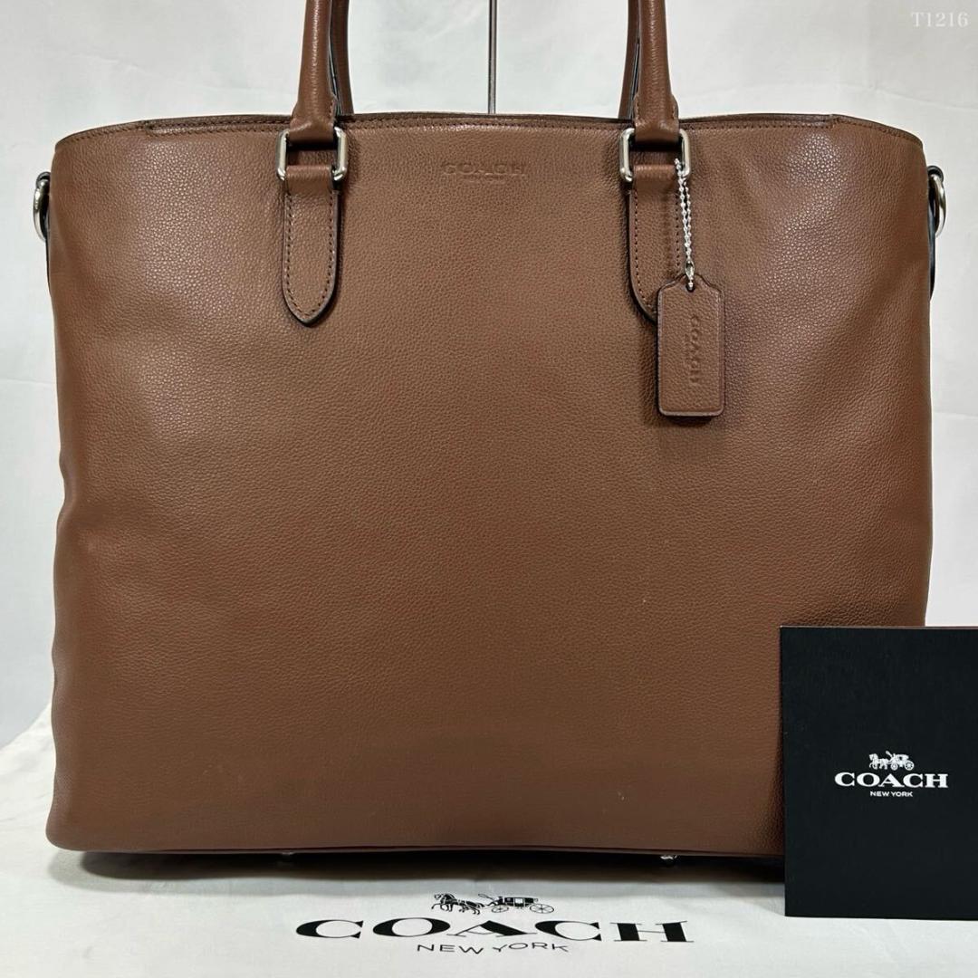 【極美品】コーチ ベケット トートバッグ ビジネスバッグ レザー 肩掛け A4可 極美品 コーチ ベケット 2way トートバッグ ビジネス A4可 レザー 黒