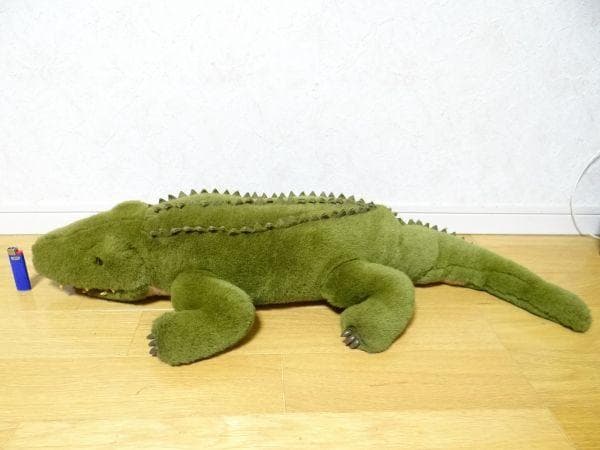 80年代 ビンテージ ナカジマ アリゲーター ワニ ぬいぐるみ レトロ 当時物
