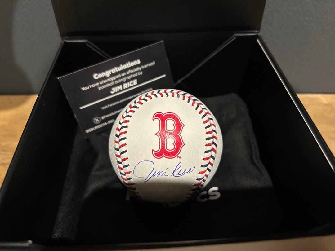 MLBレジェンドJim Rice選手の直筆サインボール ジェリーライス JERRY RICE#80直筆サインNFLボール - SPORTS GALLERY USA