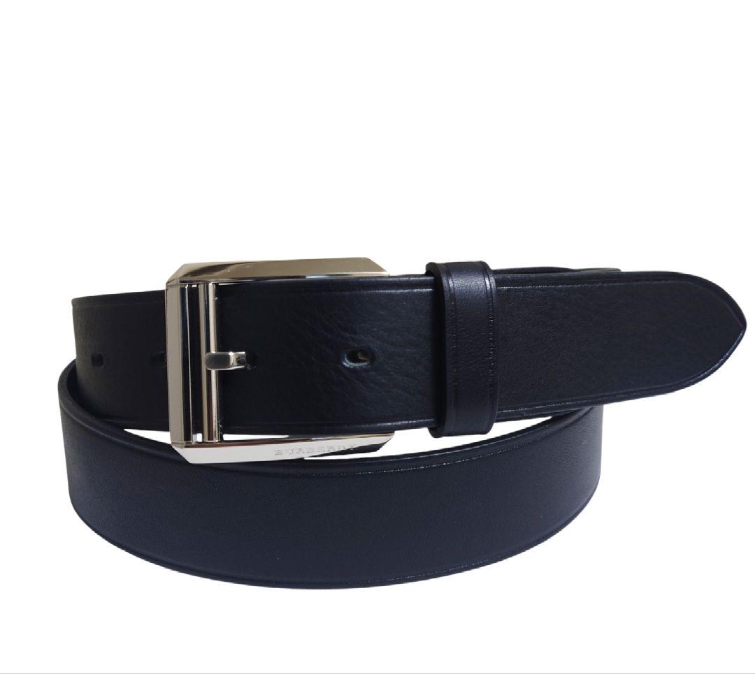 バーバリーベルト　黒色 6511B8E2-9C43-443C-8F7F-