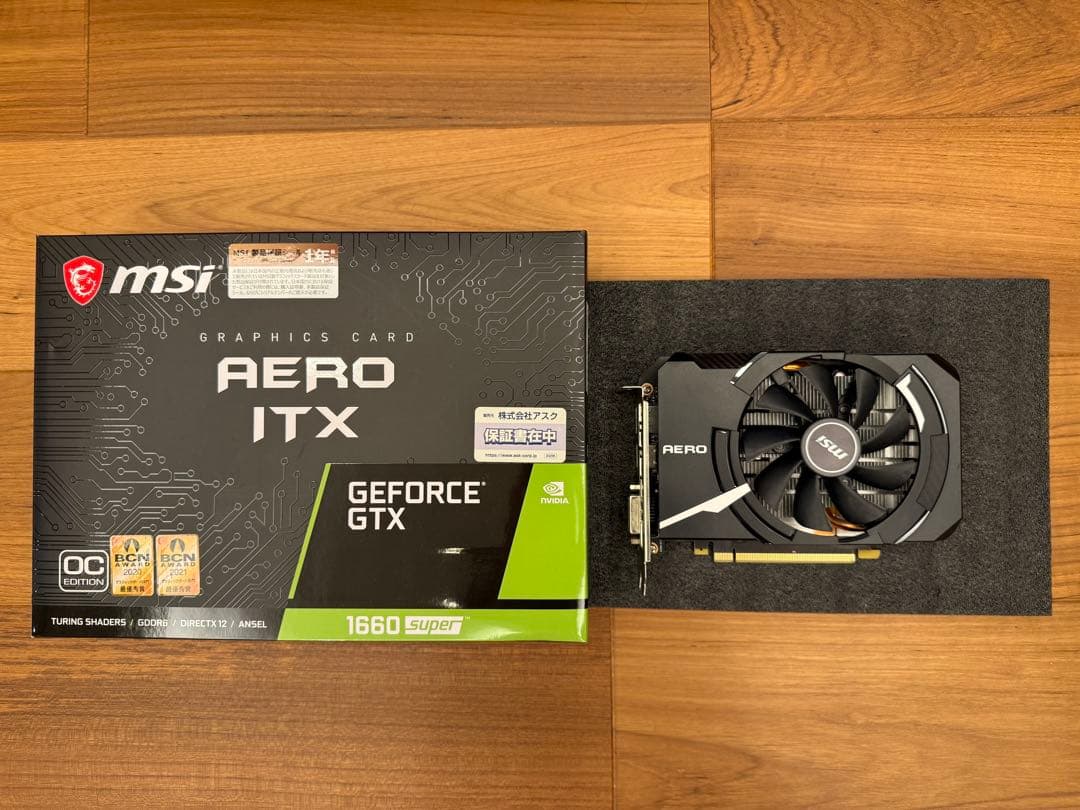 グラフィックボード・グラボ・ビデオカード MSI GTX 1660 SUPER AERO ITX OC Amazon.com: msi Gaming GeForce GTX 1660 Super 192-bit HDMI/DP 6GB